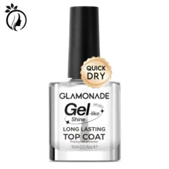 Top Coat Nail Polish Clear: Quick Dry Nail Polish No Chip High Shine Long Lasting Glossy Fast Air Dry Non Toxic Top Coat for Nail Art Manicure Salon Quality